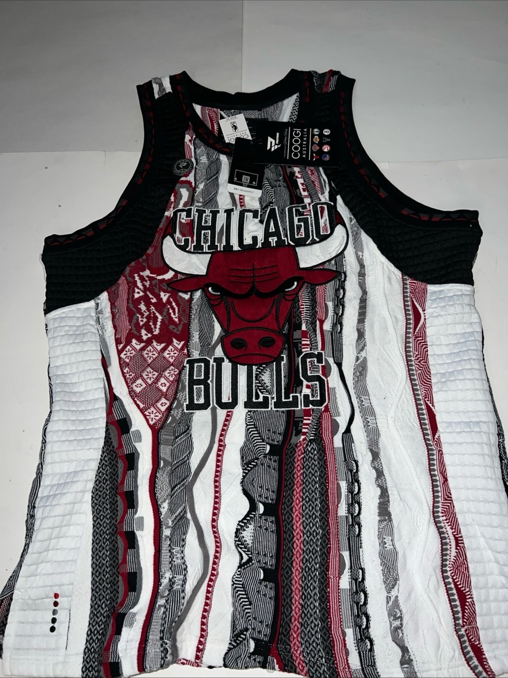 Coogi Australia X NBA Protege Chicago Bulls Basketball Sweater Jersey Sz XL NEW